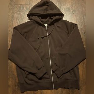 Brown Zip up